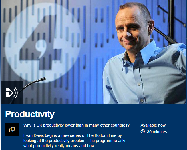 Productivity Evan Davis